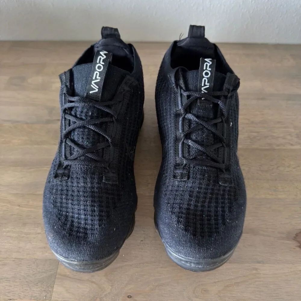 Nike Air VaporMax 2020 Flyknit Triple Black Sneakers Men's 9 DC9454-001